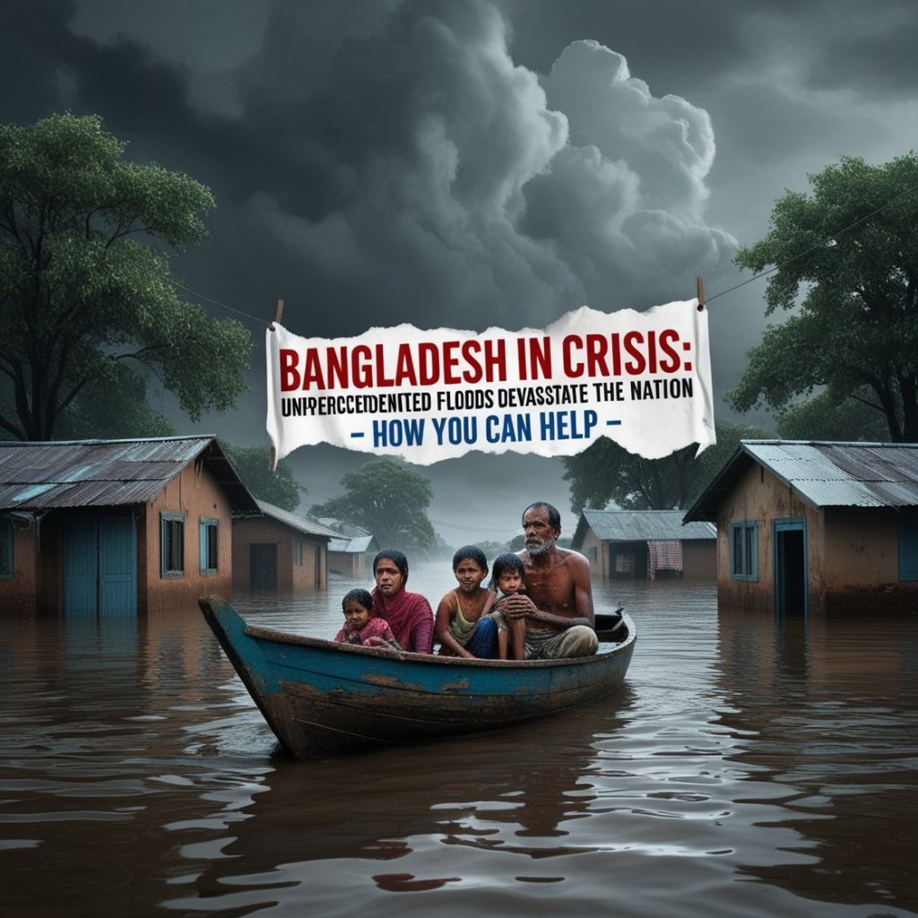 Bangladesh in Crisis: Unprecedented Floods Devastate the Nation - How You Can Help